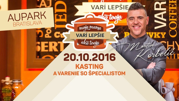 Moja mama - kasting Bratislava